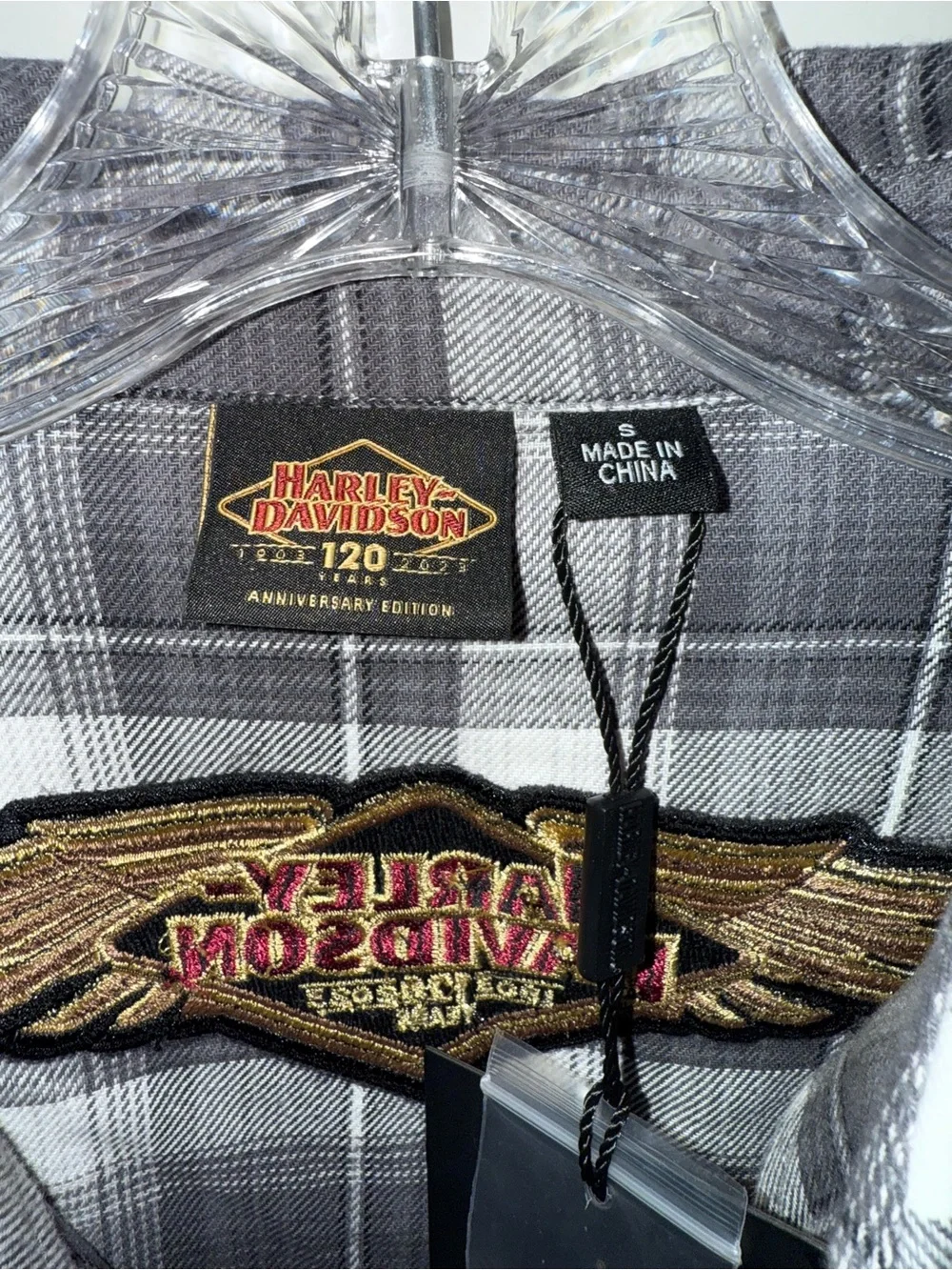 120th anniversary Harley Davidson flannel